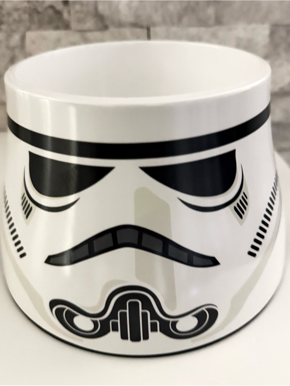 Star Wars White and Black Stormtrooper Dog Bowl